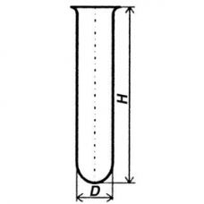 Пробирка кварцевая 240 мл