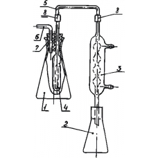 прибор для опpеделения летучих кислот