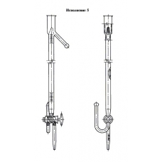 бюретка 1-5-2-25-0,1 с краном 2-х(двух) ходовым