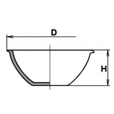 Чаша выпарительная 400 мл, 150*58