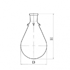 колба грушевидная ГР-100-14/23
