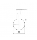 колба круглодонная К-1-500-29/32