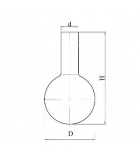 колба круглодонная К-2-250-50