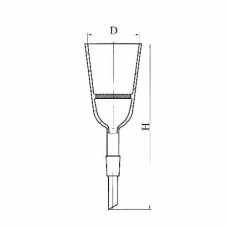 воронка фильтровальная ВФ-2- 60 пористость 40 с/ш 19/26